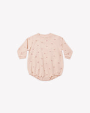 Crewneck Bubble Romper - Hearts