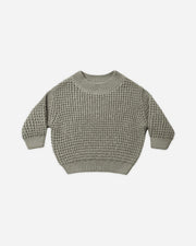 Chunky Knit Sweater - Spruce