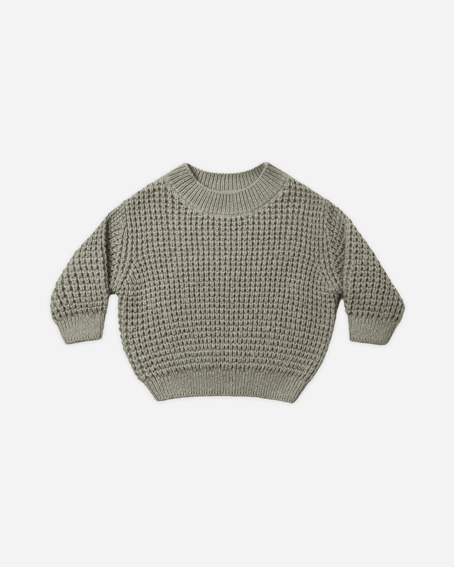 Chunky Knit Sweater - Spruce