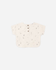 Woven Boxy Top - Space