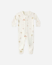 Zip Long Sleeve Footie - Carnival