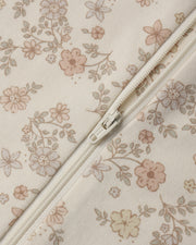 Zipped Long Sleeve Sleeper - Floral Vine