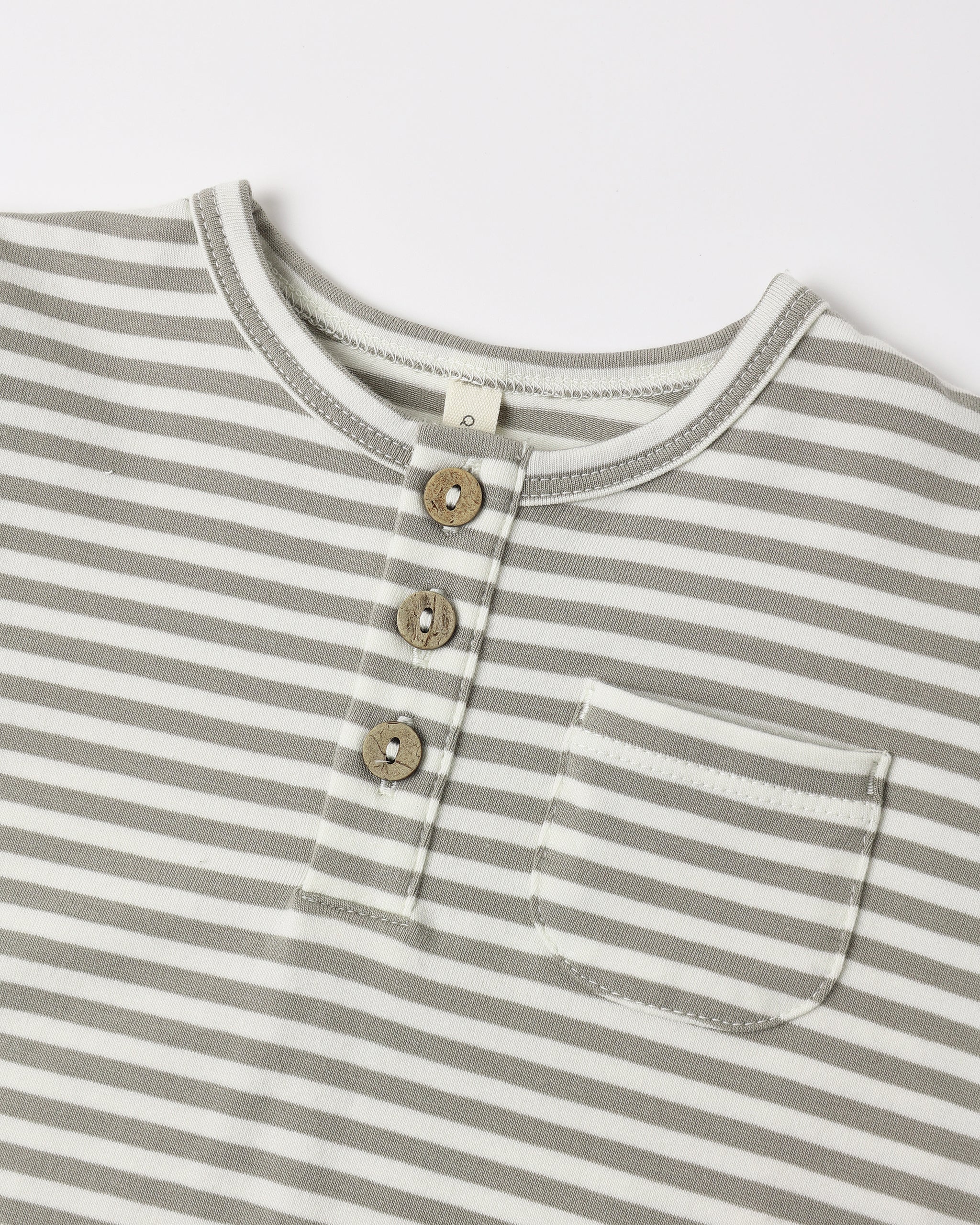 Long Sleeve Pocket Jumpsuit - Laurel Stripe