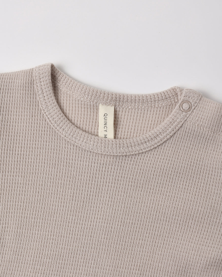 Waffle Long Sleeve Bodysuit - Lillac Mist
