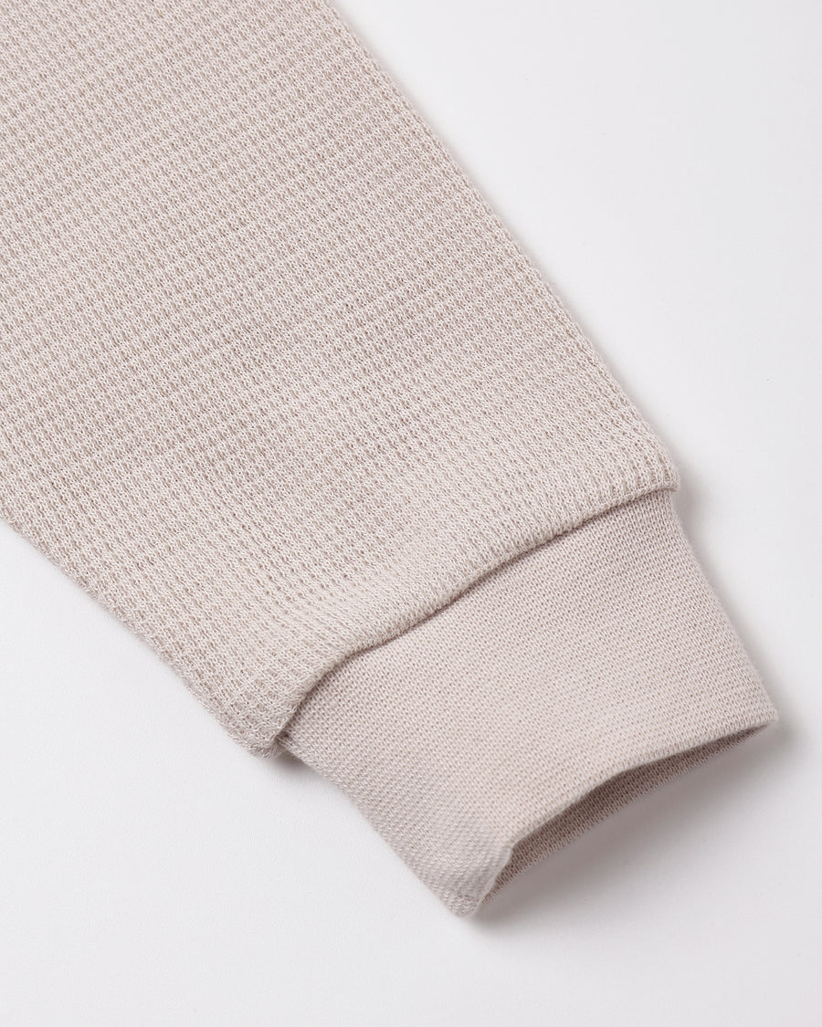 Waffle Long Sleeve Bodysuit - Lillac Mist