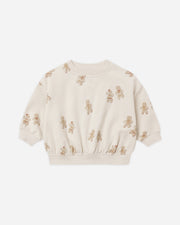 Relaxed Fleece Sweatshirt - Gingerbread