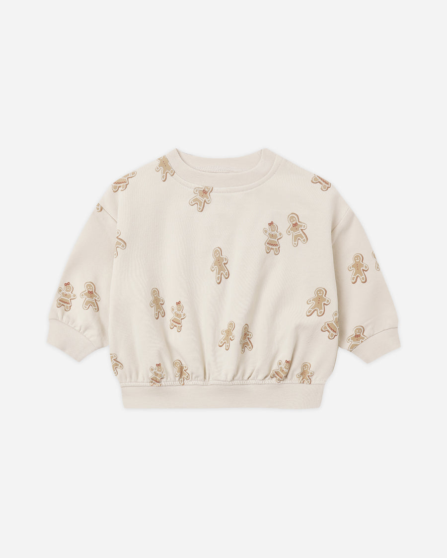 Relaxed Fleece Sweatshirt - Gingerbread