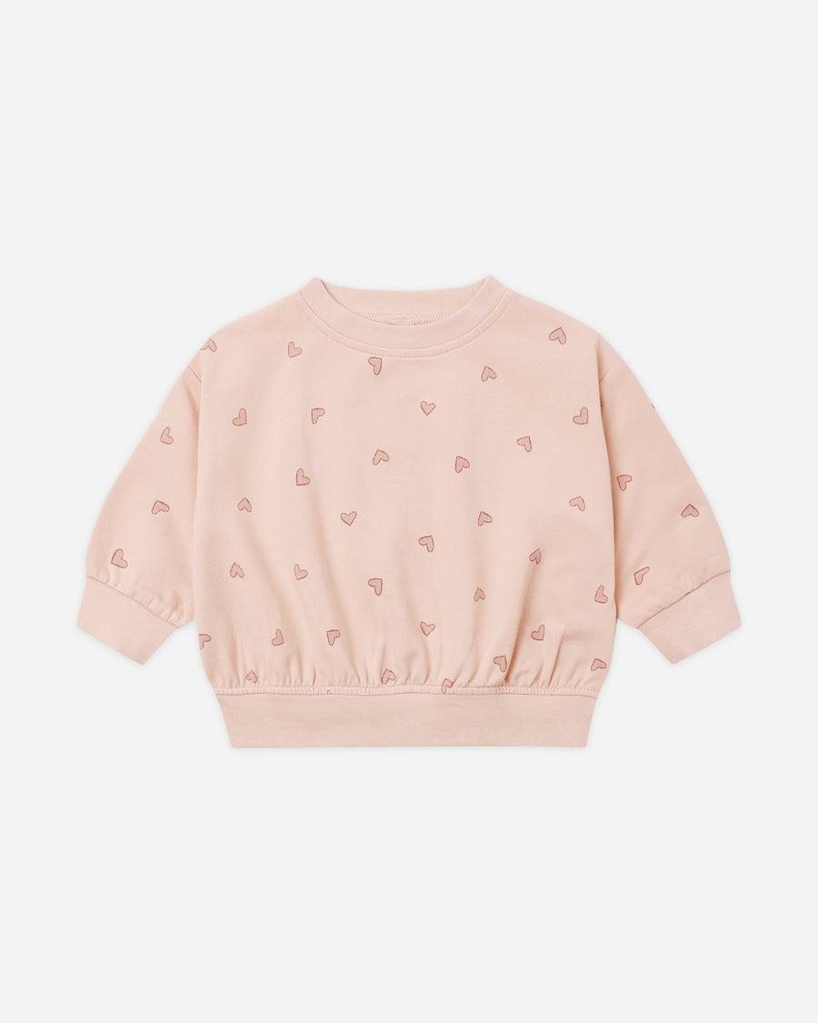 Relaxed Sweatshirt - Hearts