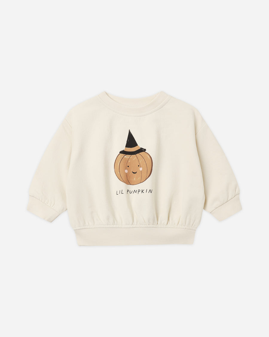 Relaxed Fleece Sweatshirt - Lil Pumpkin