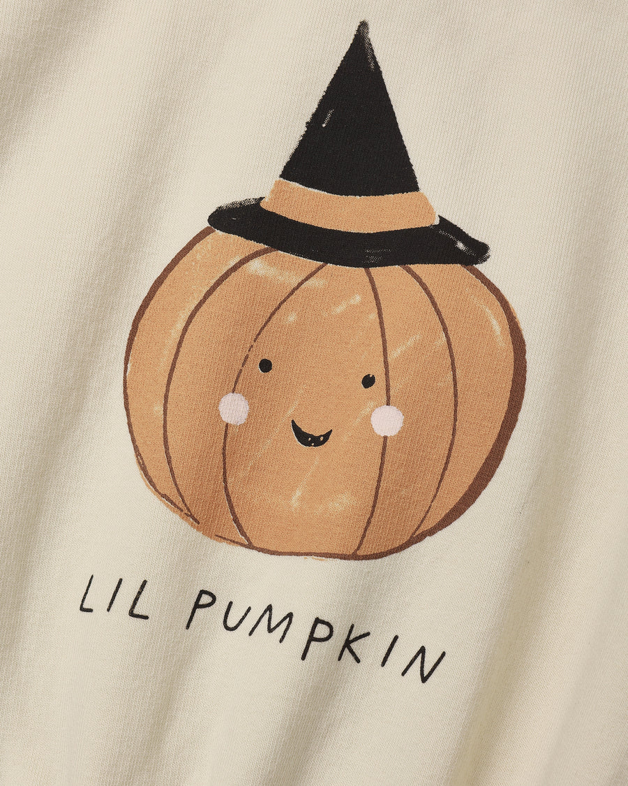 Crewneck Bubble Romper - Lil Pumpkin