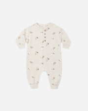 Relaxed Fleece Jumpsuit - Space