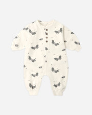 Relaxed Fleece Jumpsuit - Baby Bats