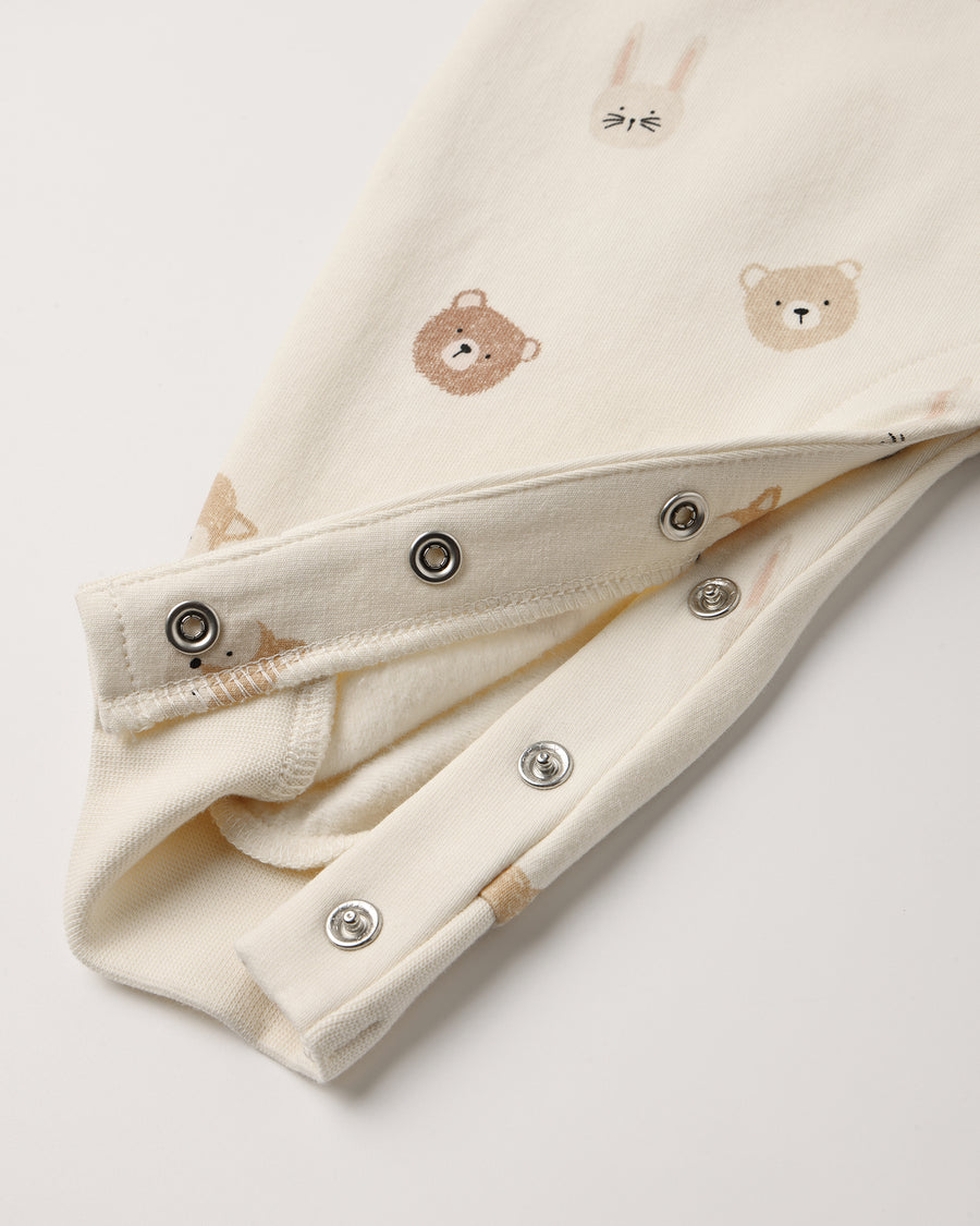 Relaxed Fleece Jumpsuit - Critters
