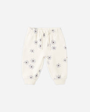 Relaxed Fleece Sweatpants - Blue Daisy