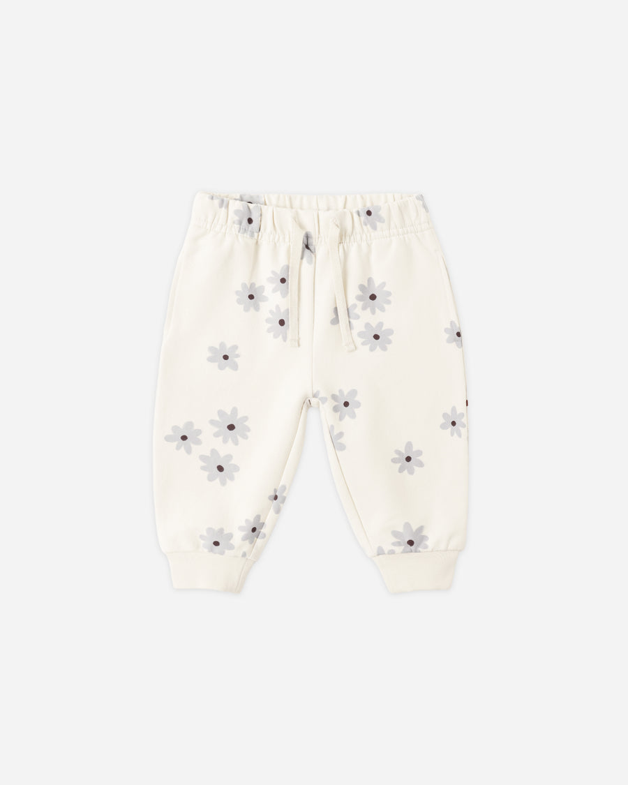 Relaxed Fleece Sweatpants - Blue Daisy