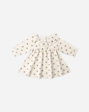Velour Baby Dress - Holly Berry