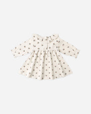 Velour Baby Dress - Holly Berry