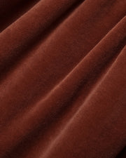 Velour Baby Dress - Redwood