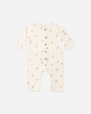 Pocketed Woven Jumpsuit - Rocking Horse
