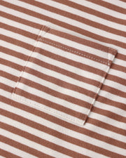 Boxy Pocket Tee and Short Set - Poppy Stripe