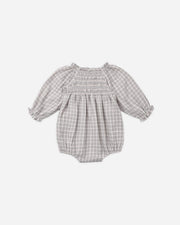 Eden Romper - Blue Gingham