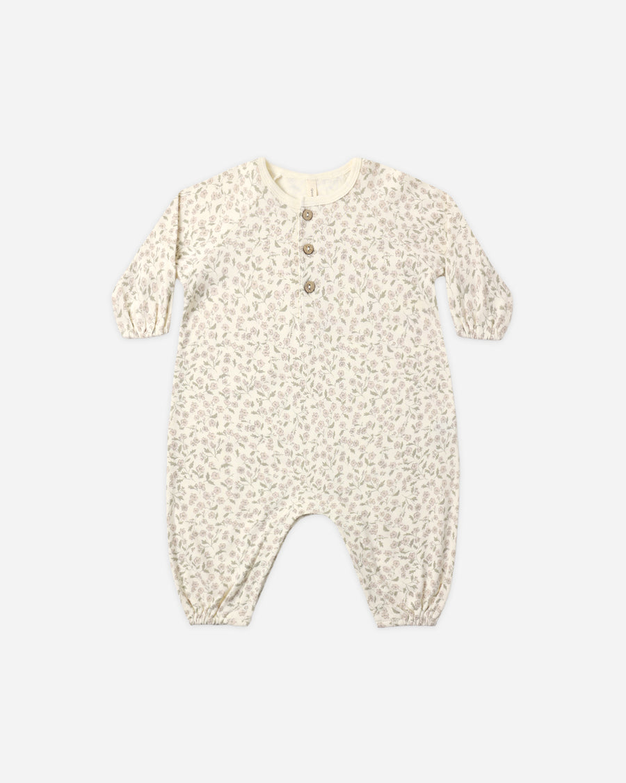 Henley Bubble Jumpsuit - Floret