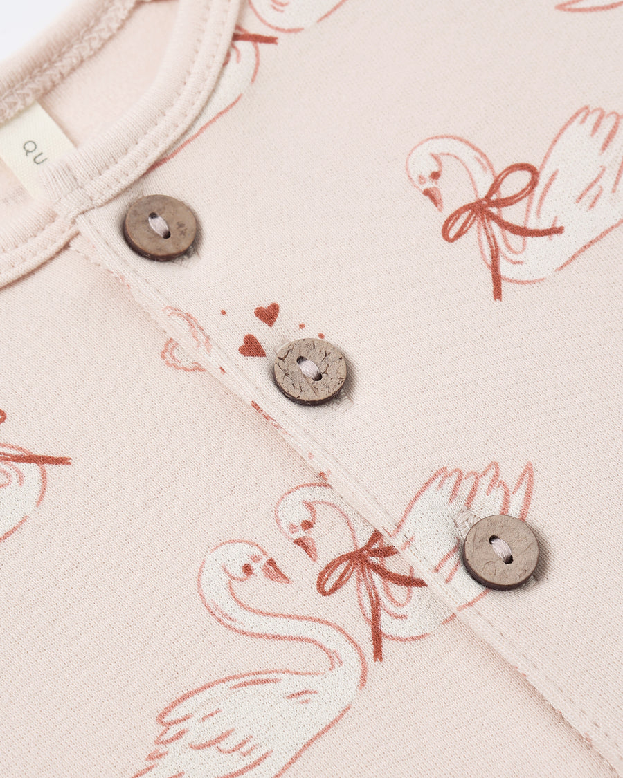 Henley Bubble Jumpsuit - Swans Vday