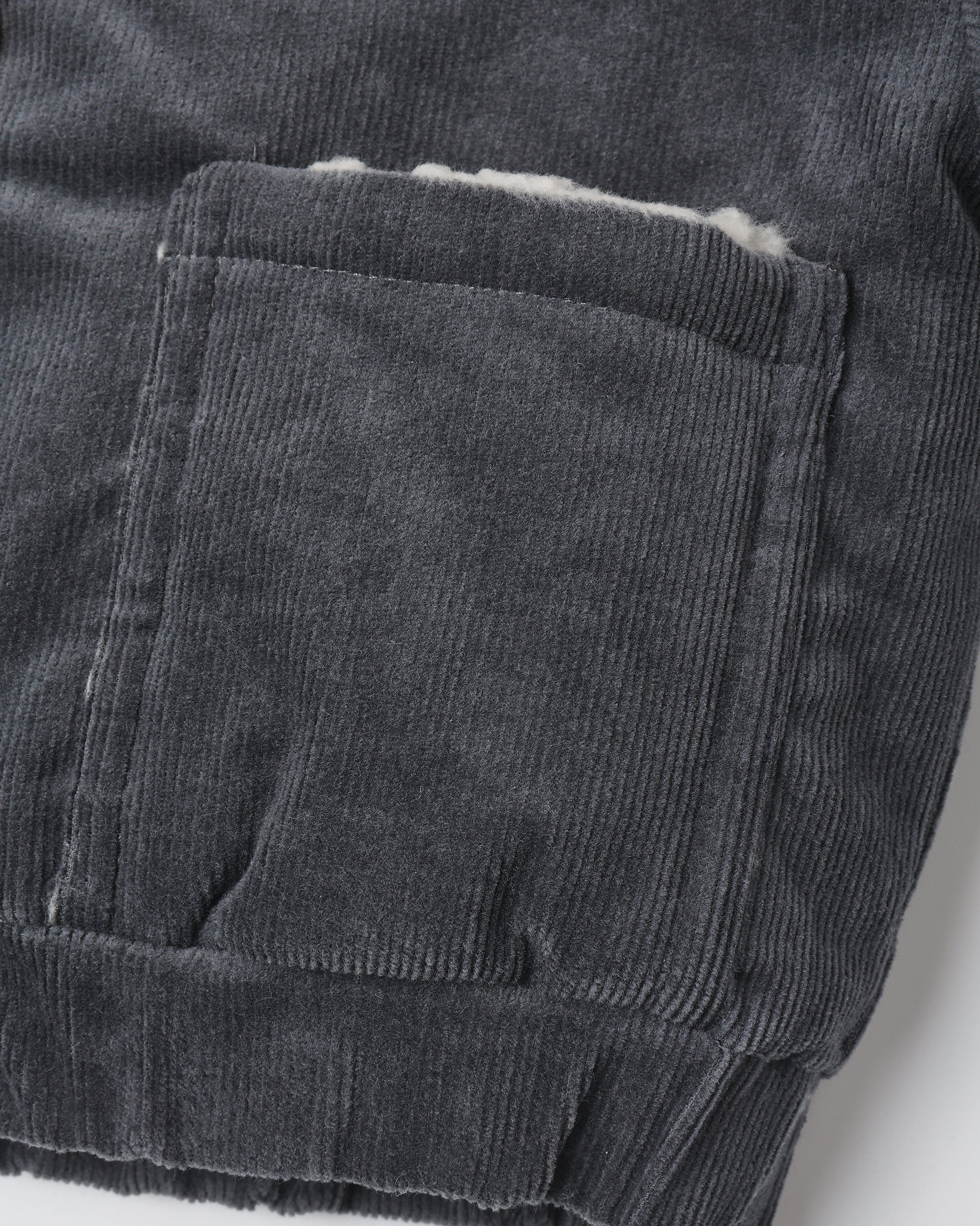Corduroy Hooded Jacket - Midnight