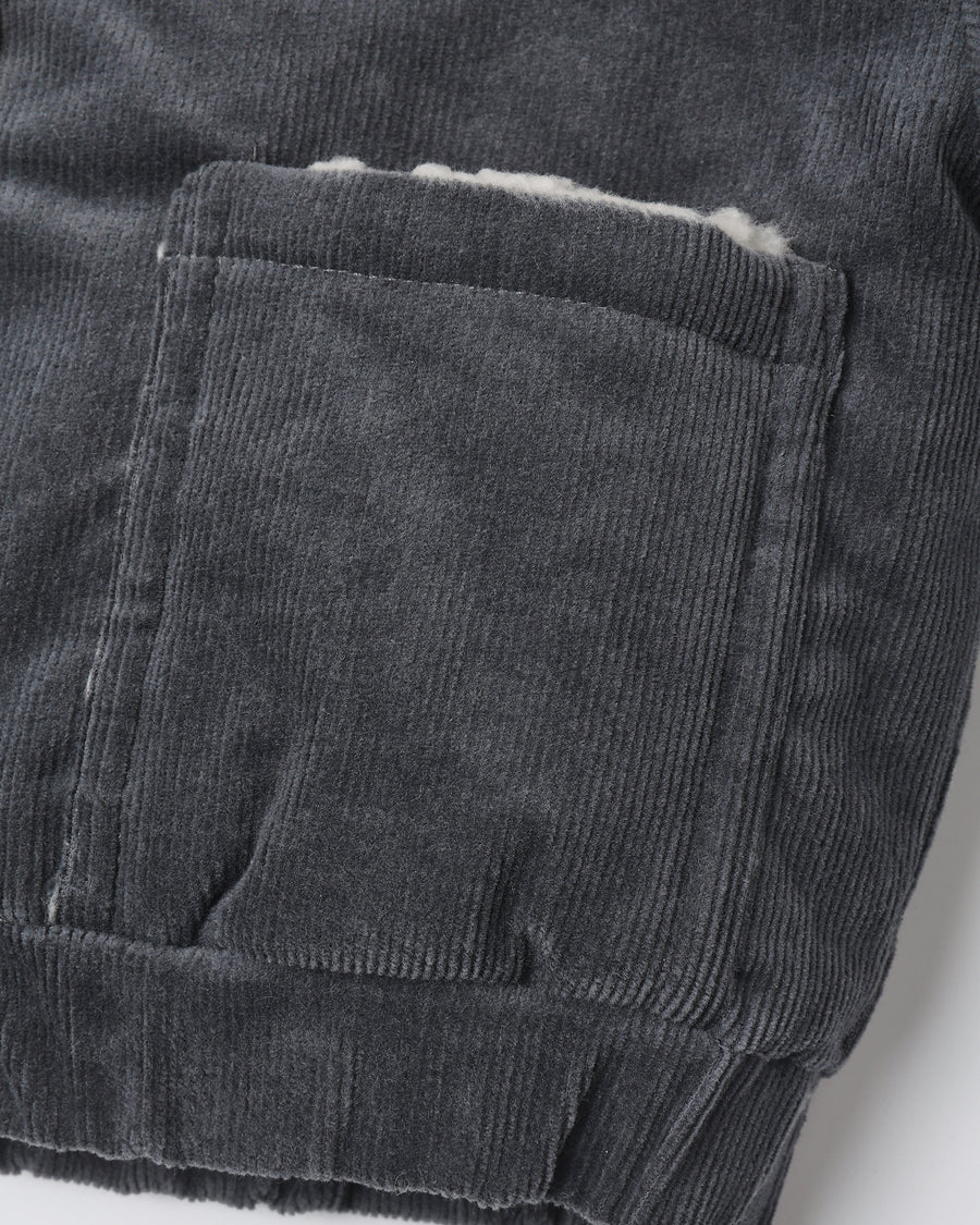Corduroy Hooded Jacket - Midnight