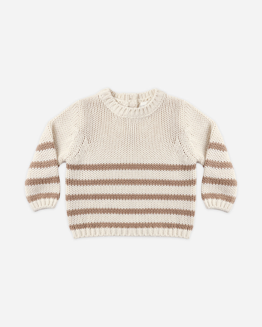 Rex Sweater - Almond Stripe
