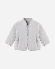 Sherling Zip Jacket - Fog