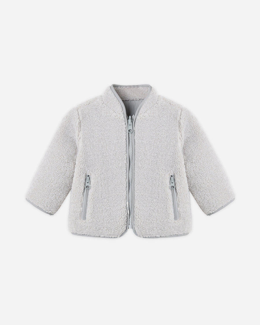 Sherling Zip Jacket - Fog