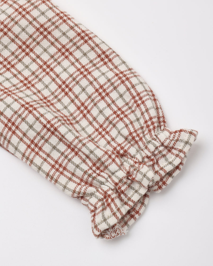 Callie Romper - Christmas Plaid