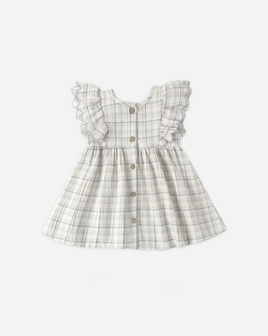 Alina Dress - Blue Plaid