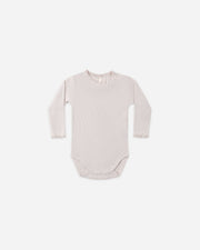 Waffle Long Sleeve Bodysuit - Lillac Mist