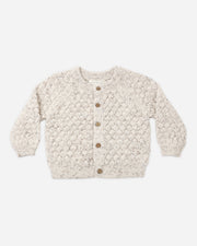 Bubble Knit Cardigan - Natural Confetti