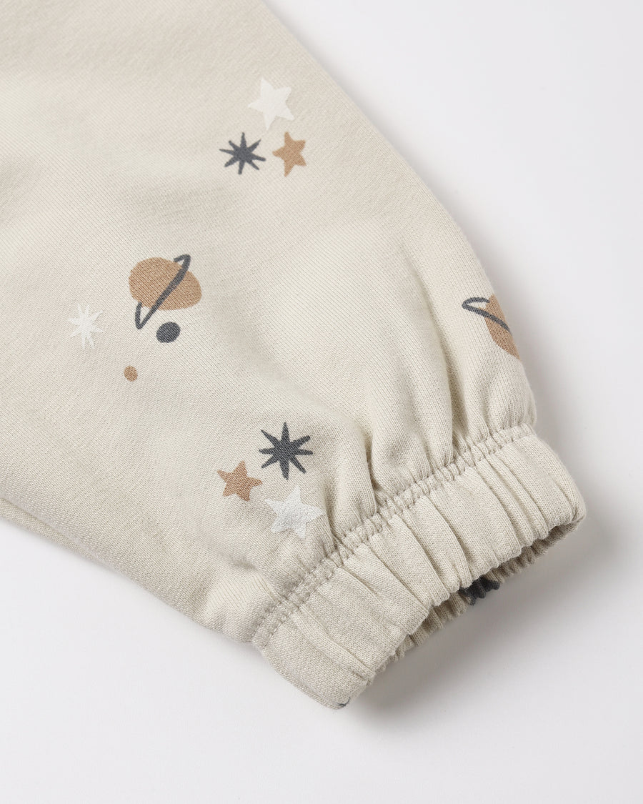 Relaxed Fleece Jumpsuit - Space