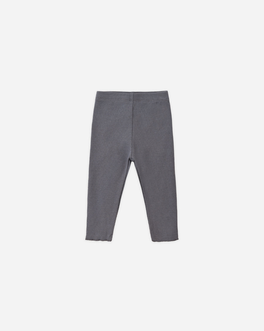Ribbed Legging - Midnight