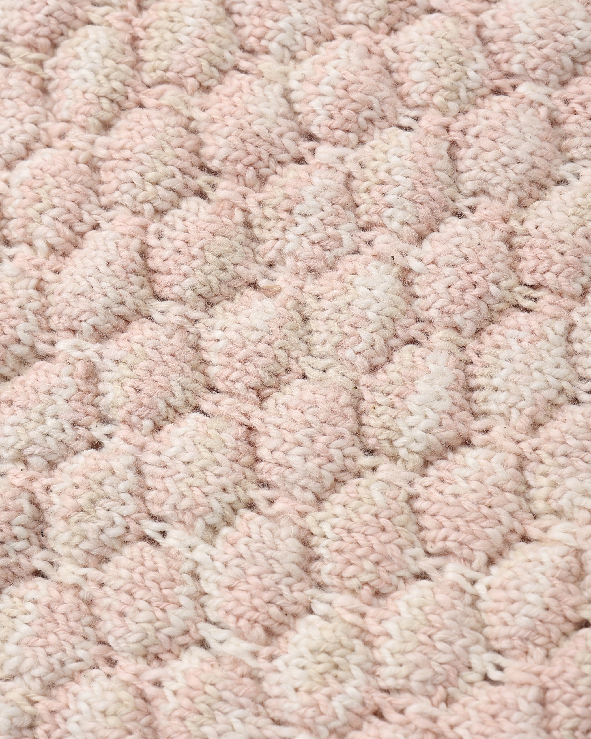 Bubble Knit Cardigan - Dusty Rose Speckle