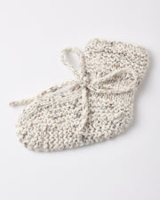 Knit Booties - Natural Confetti