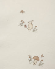 Jersey Snap Bib Pack - Bunnies, Almond Stripe