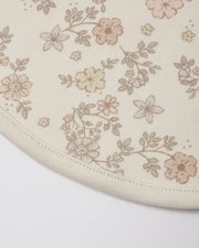 Jersey Snap Bib Pack - Floral Vine, Dusty Rose