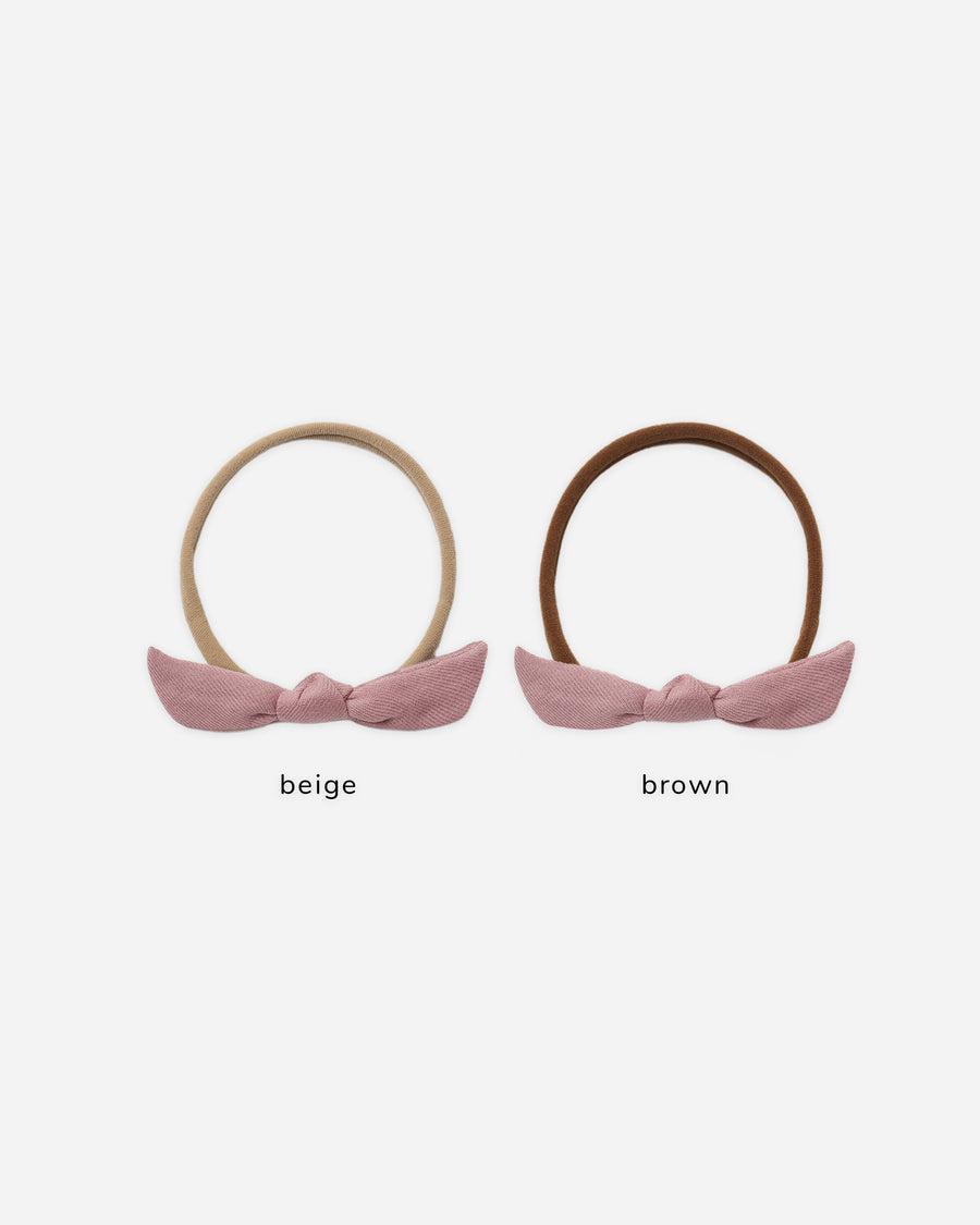 Little Knot Headband - Mulberry - Beige