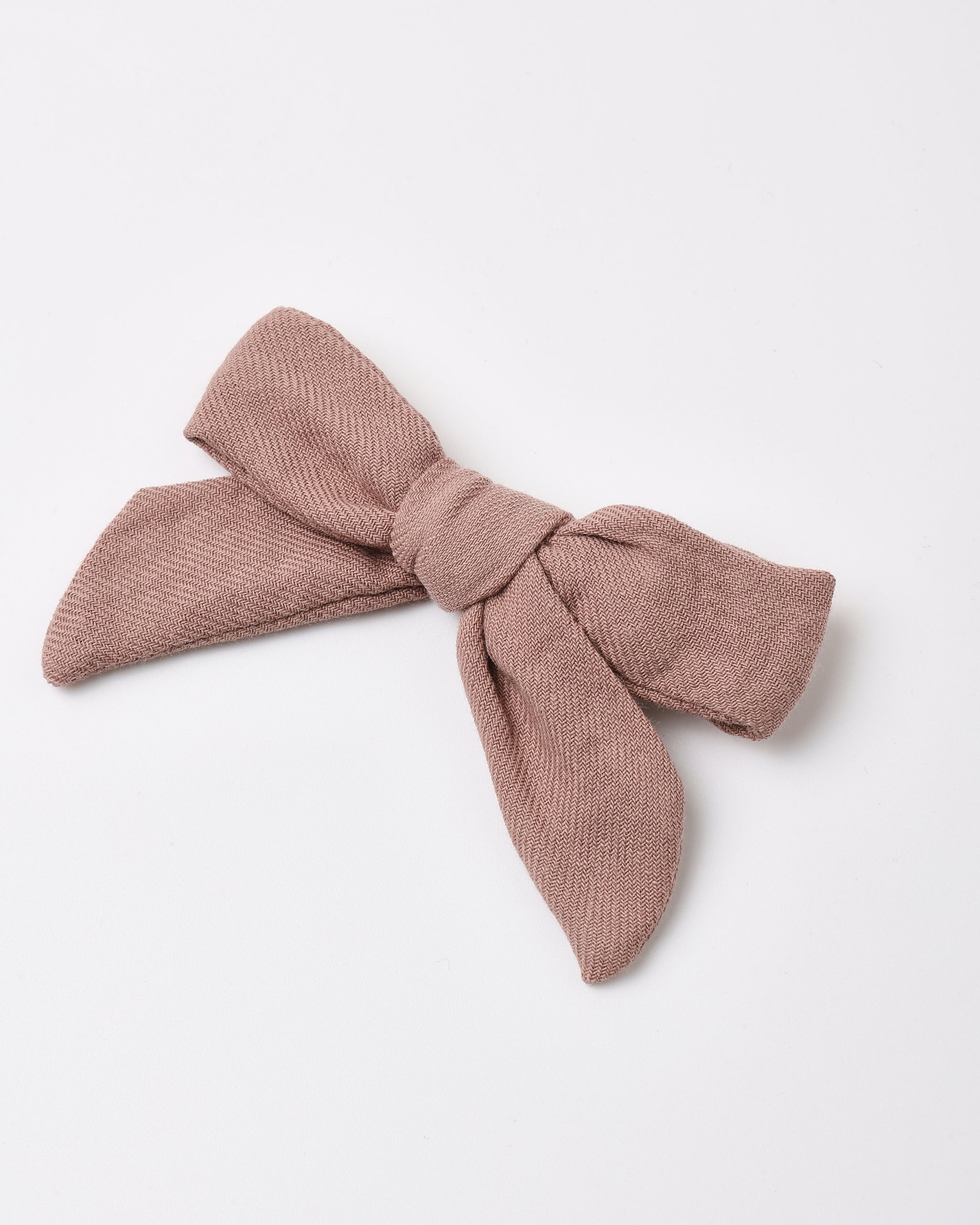 Bow with Clip, Set of 3 - Mulberry, Slate, Natural