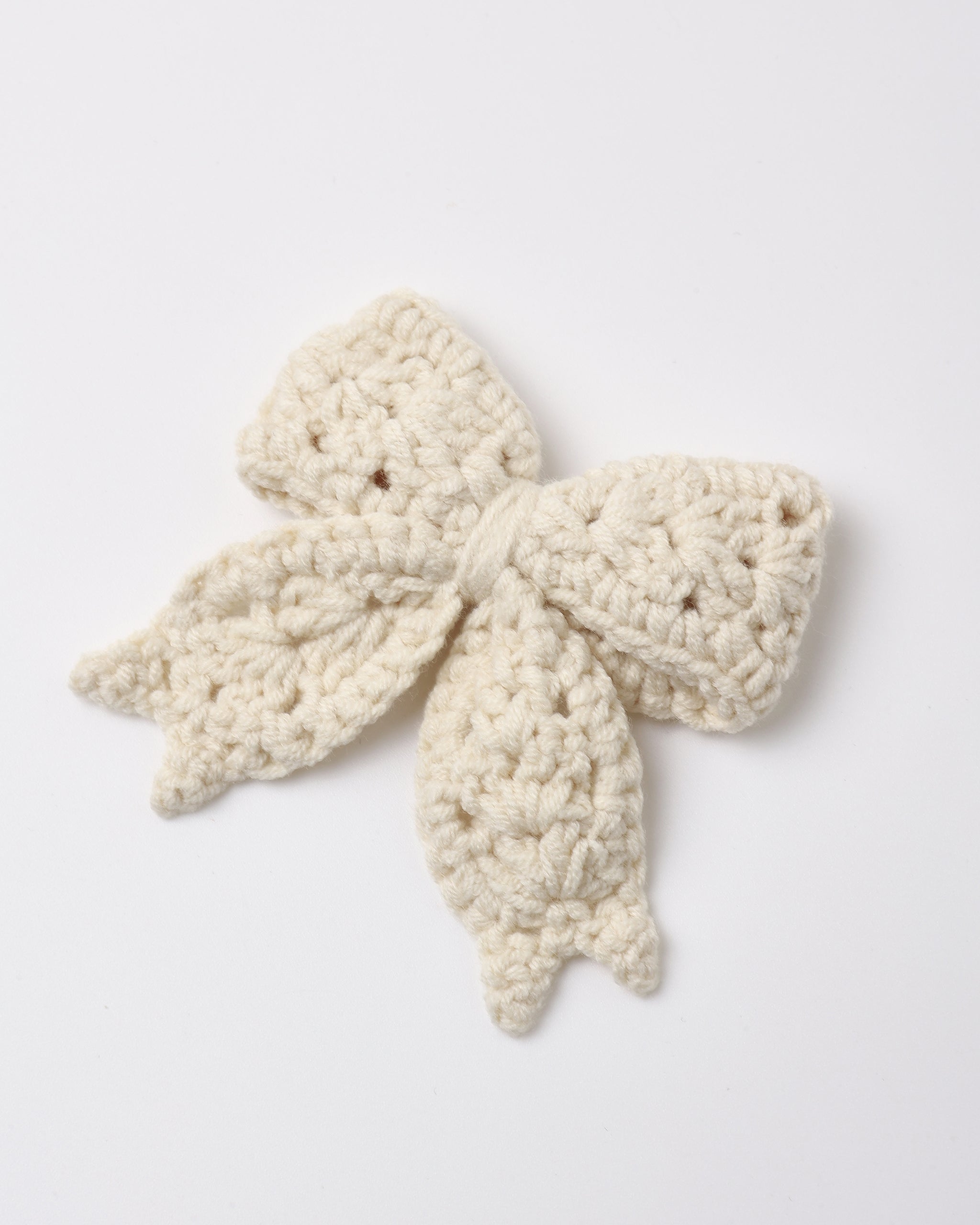 Crochet Bow - Natural