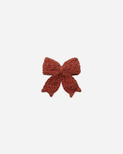 Crochet Bow - Redwood
