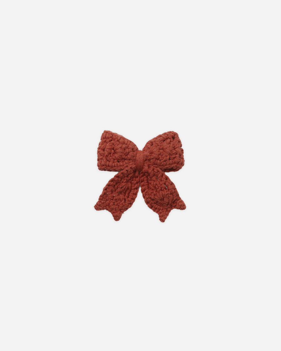 Crochet Bow - Redwood