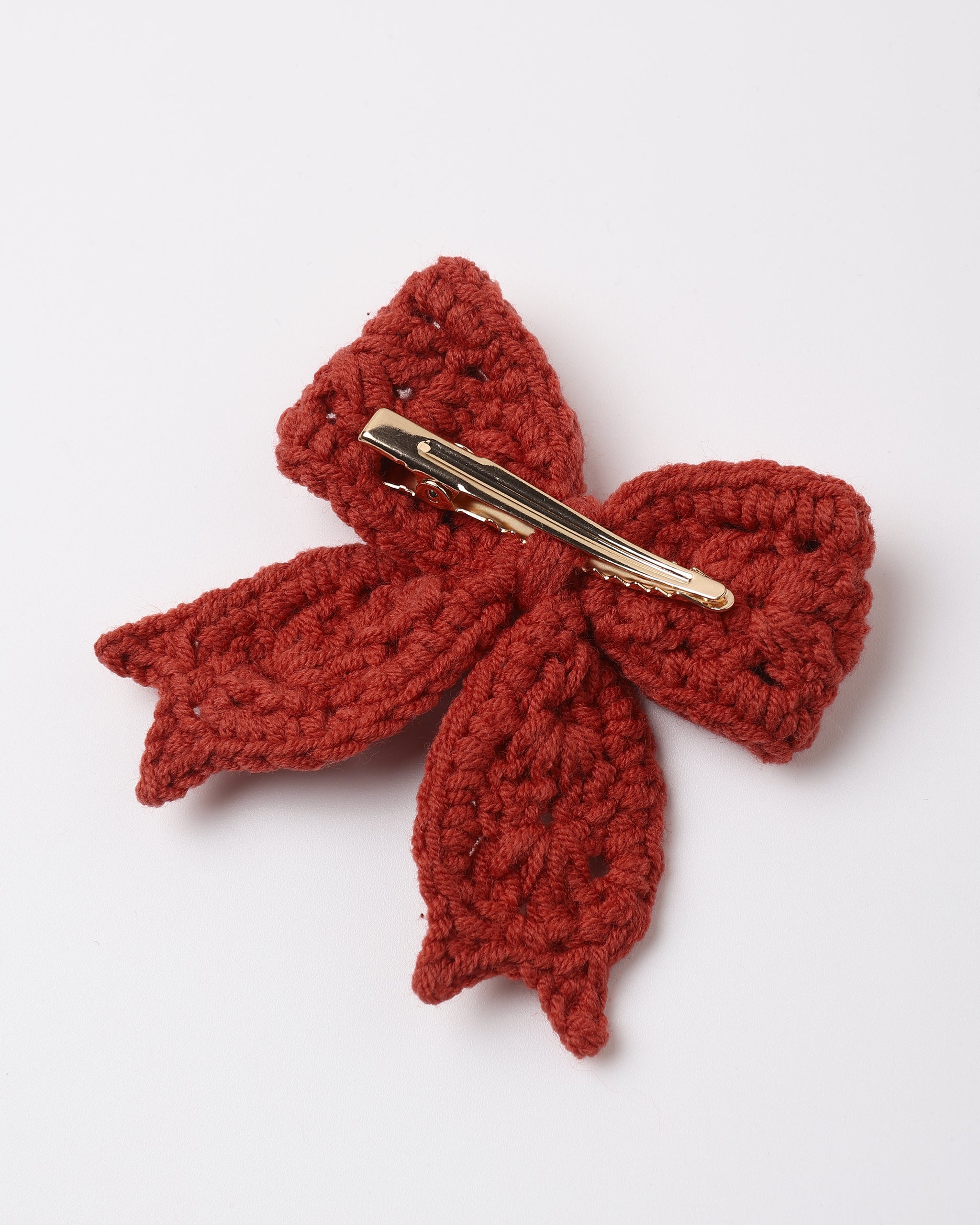 Crochet Bow - Redwood