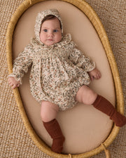 Callie Romper - Holiday Floral