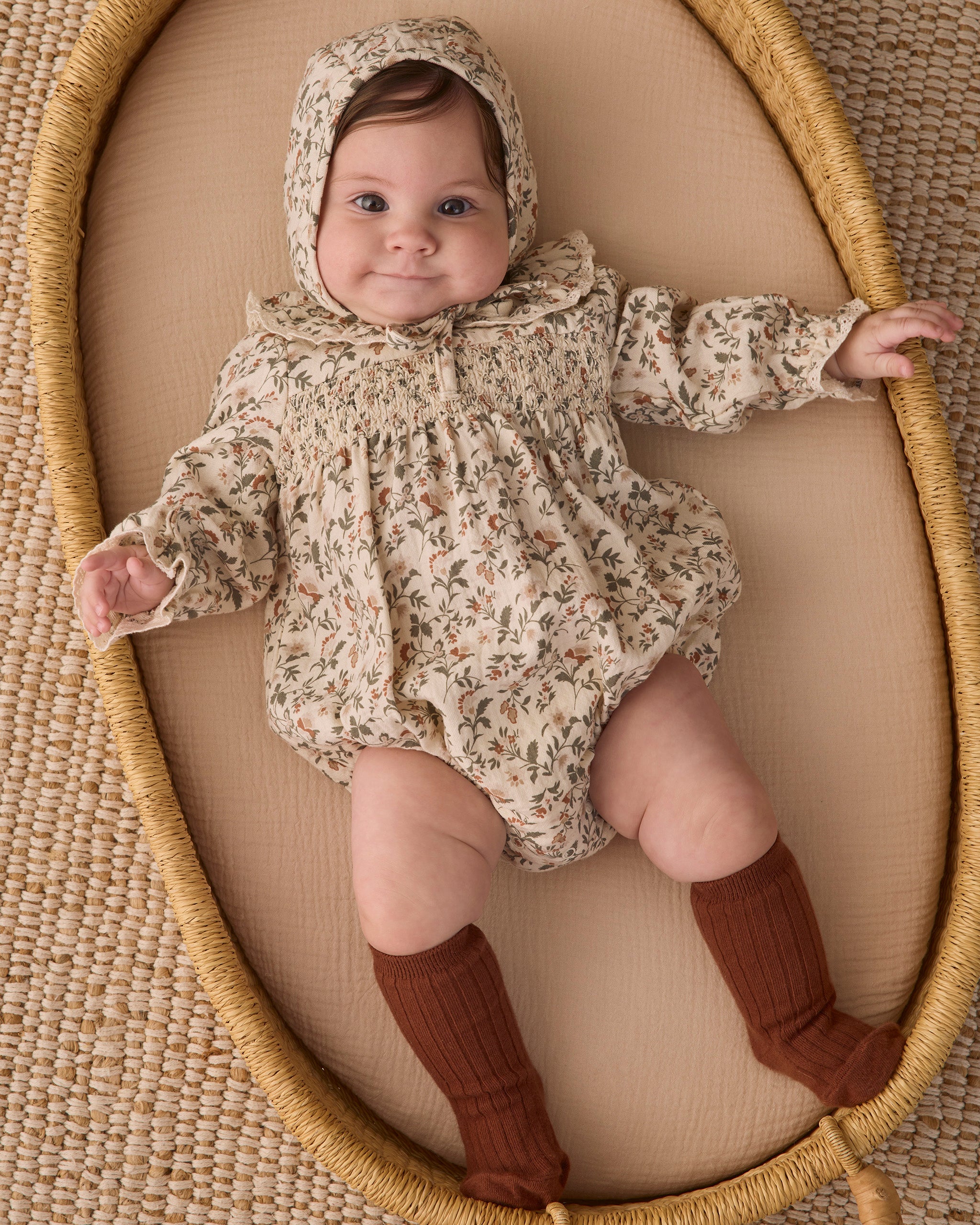 Callie Romper - Holiday Floral